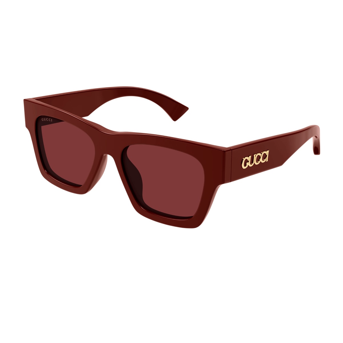Gucci Gg1835s Linea Name Of Brand 003 Burgundy Red Sunglasses In Burgundy