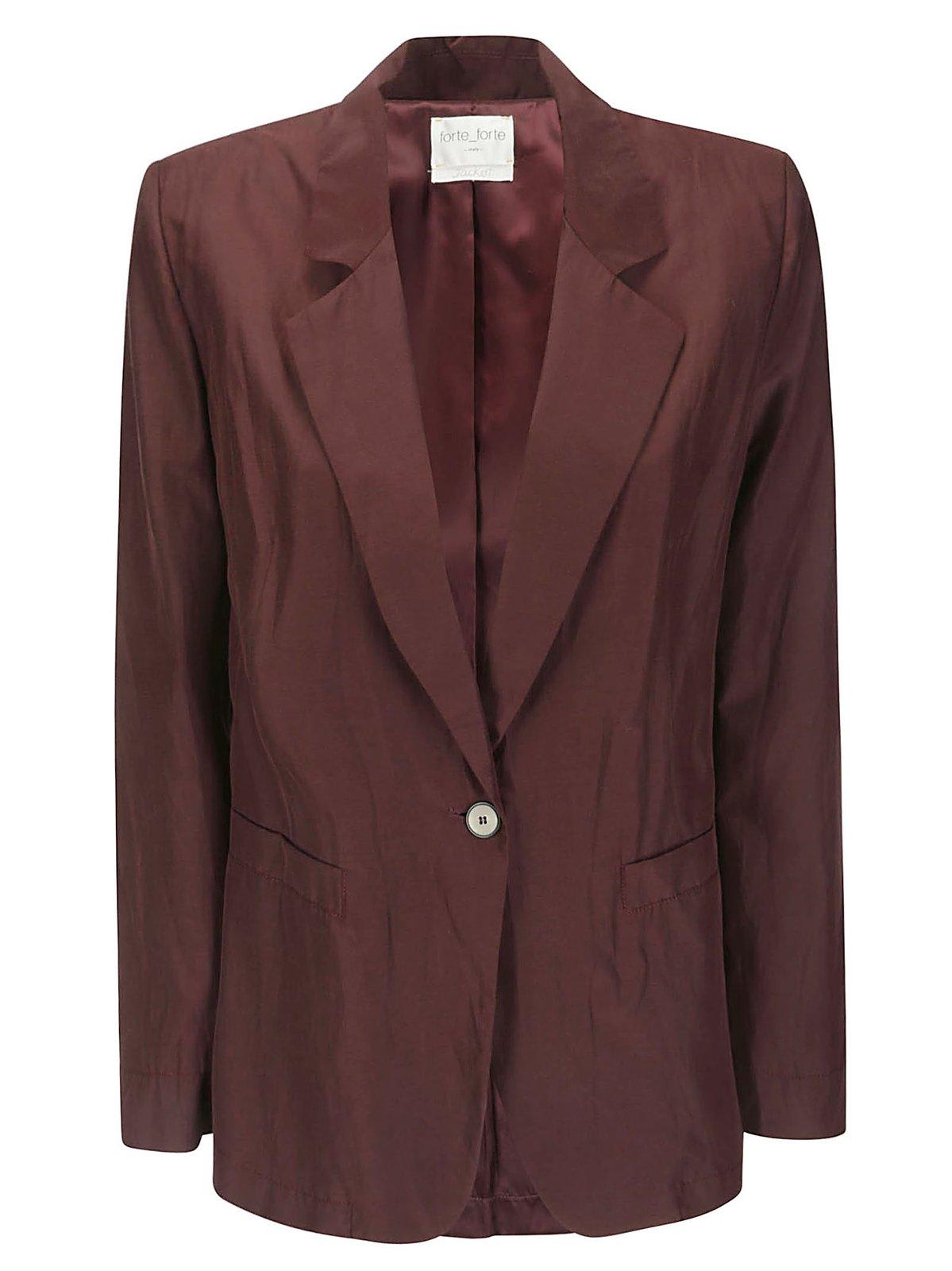 Shop Forte Forte Chic Boxy Jacket In Brown