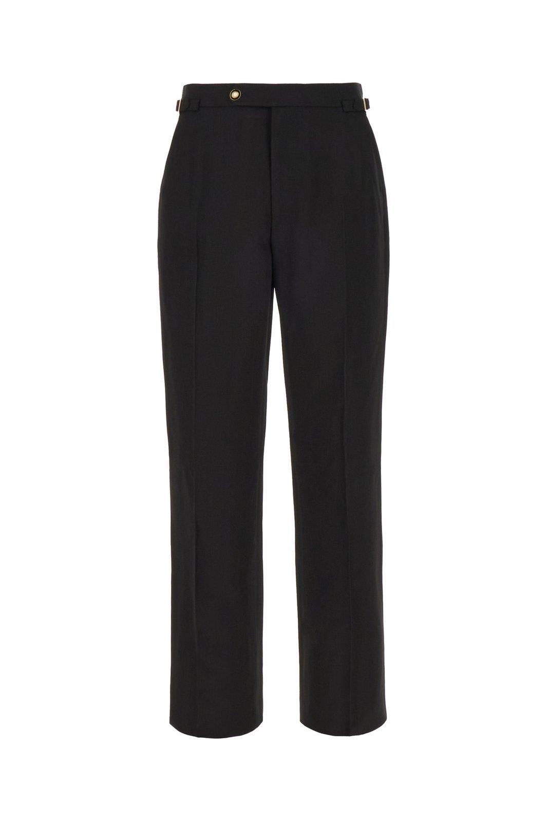 Shop Casablanca Straight Leg Tailored Trousers In Black