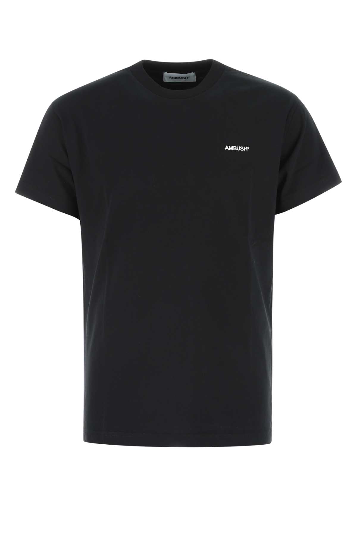 Black Cotton T-shirt Set