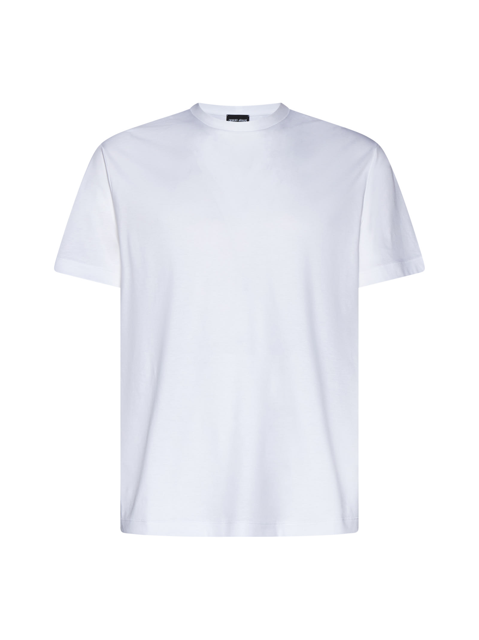 Shop Giorgio Armani T-shirt In Bianco Ottico
