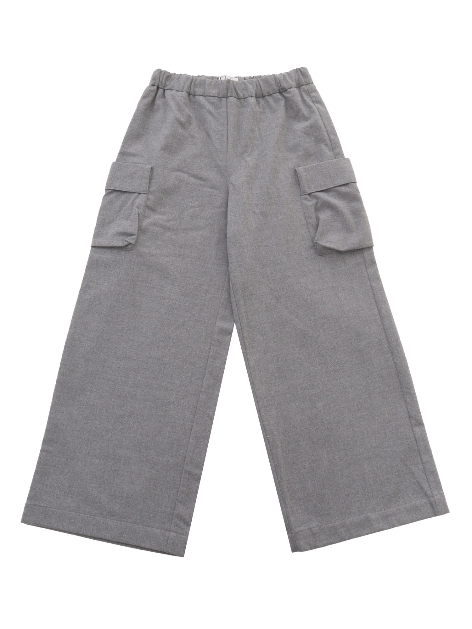 Shop Il Gufo Pants In Grey