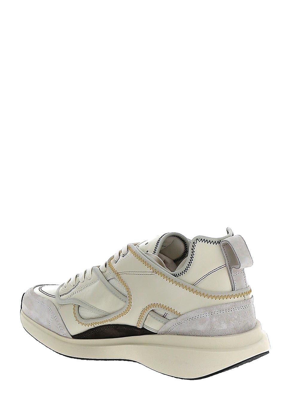 Shop Oamc Natural White Sneakers In Naturale Bianco