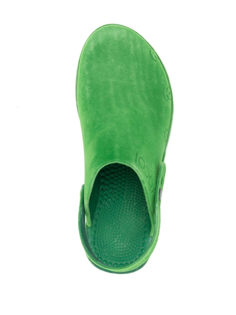 Xocoi Slingback Platform Mules In Green