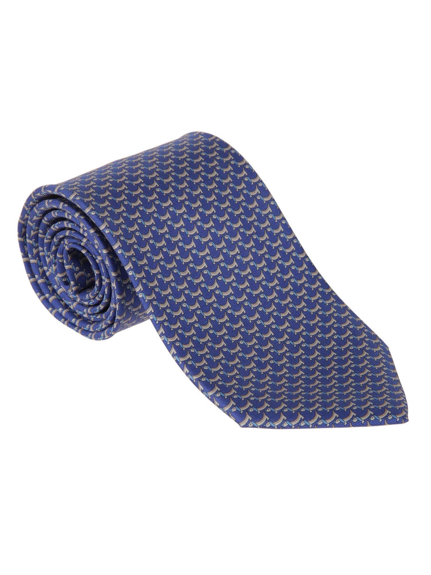Salvatore Ferragamo Salvatore Ferragamo Patterned Tie - Bluette ...