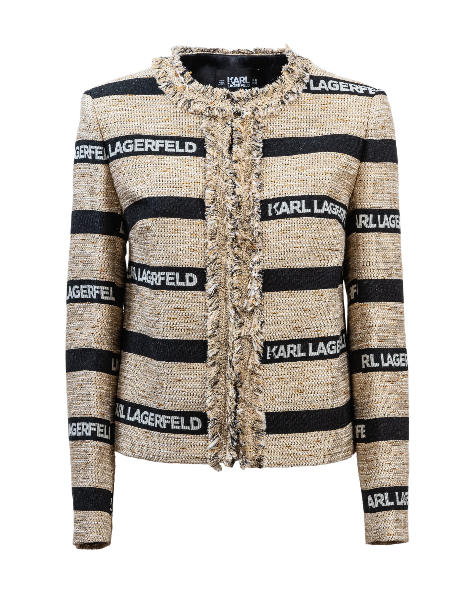 Karl Lagerfeld classic jacquard jacket