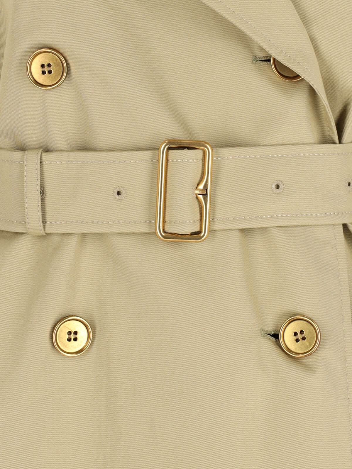 Burberry Check Collar Long Castleford Trench Coat Clothing In Brown