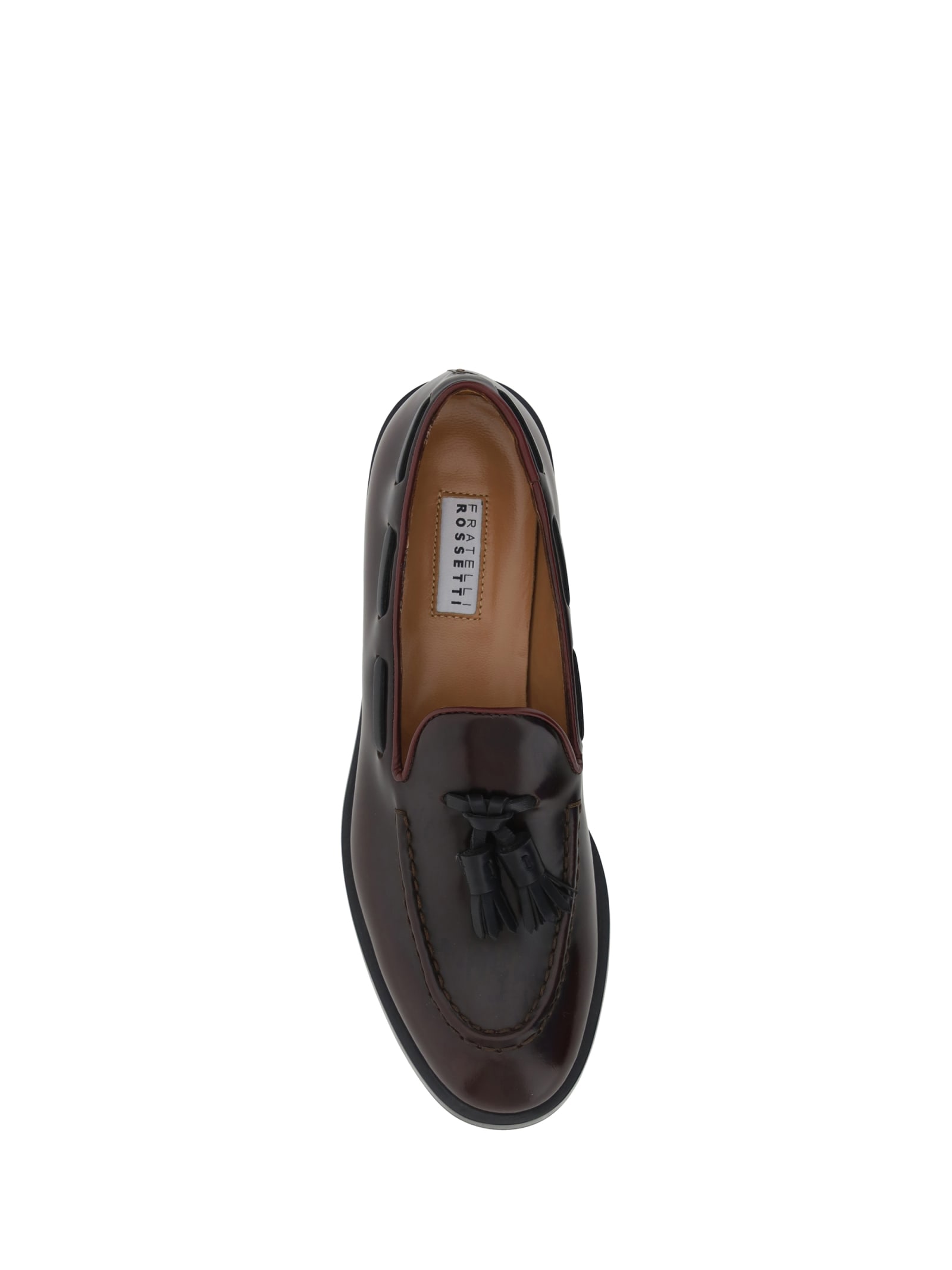 Shop Fratelli Rossetti Loafers In Bordeaux