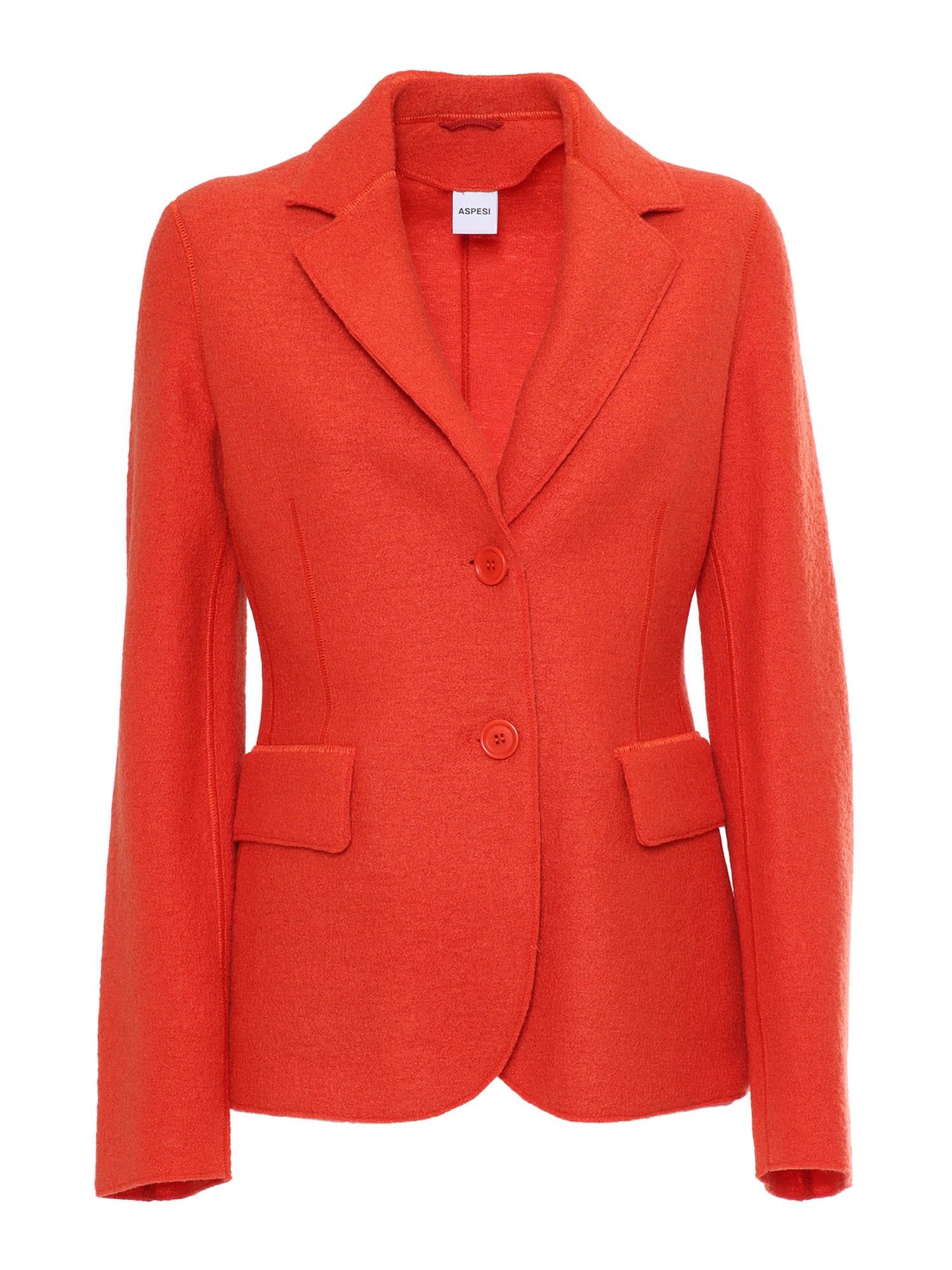 Shop Aspesi Woman Jacket In Orange