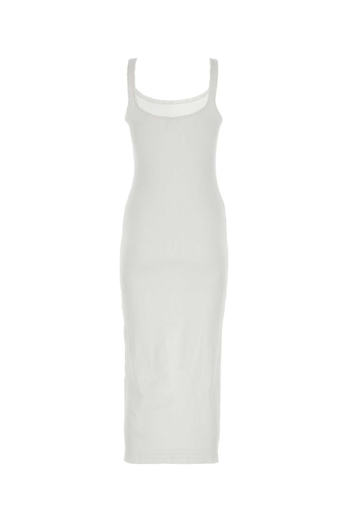 Chloé Ribbed Tank Dress In White