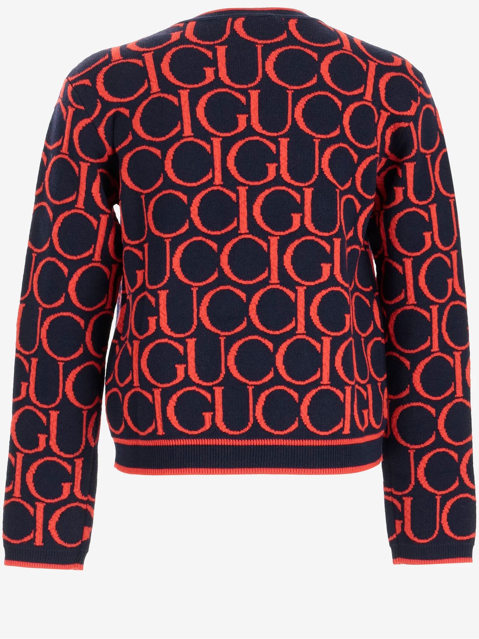 Shop Gucci Kids Sweaters Blue