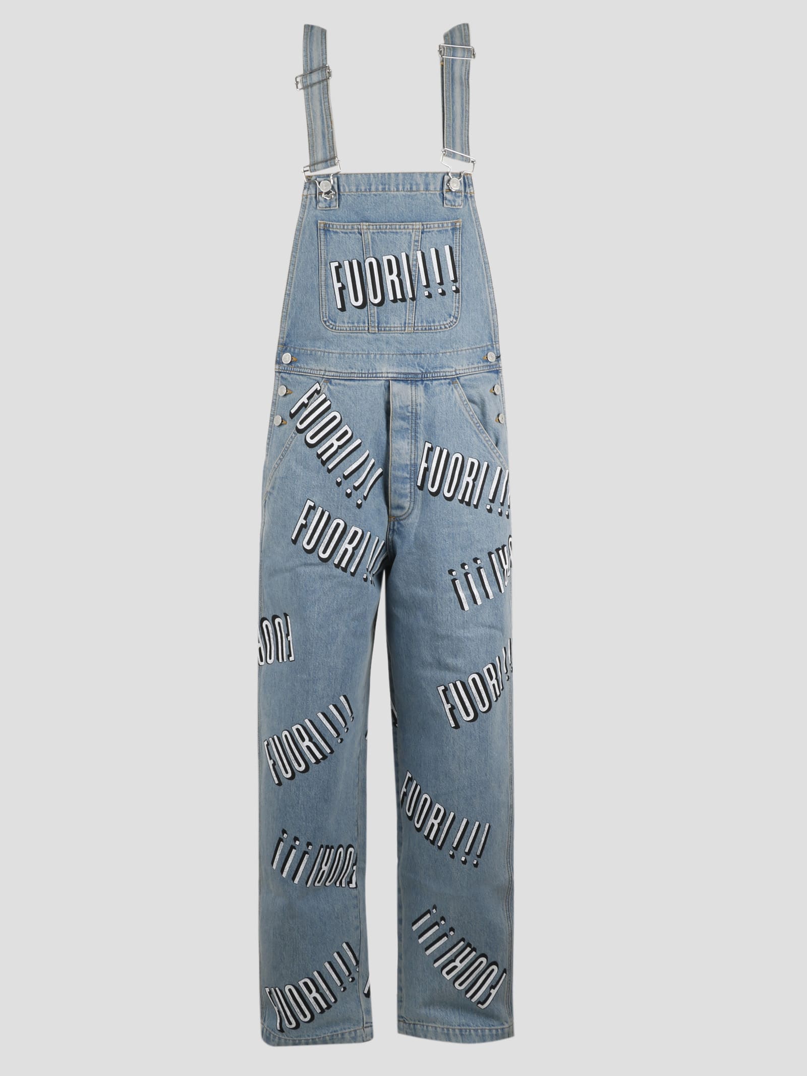 Gucci Jumpsuit Aus Denim In Blue