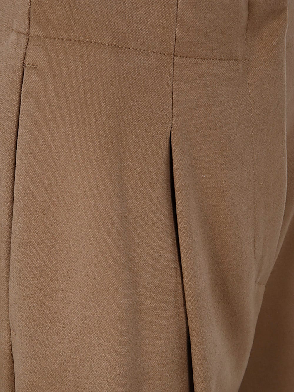 Shop Drhope Pences Trousers In Camel