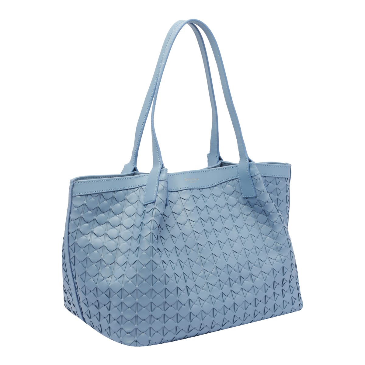 Serapian Small Secret Mosaico Tote Bag In Blue