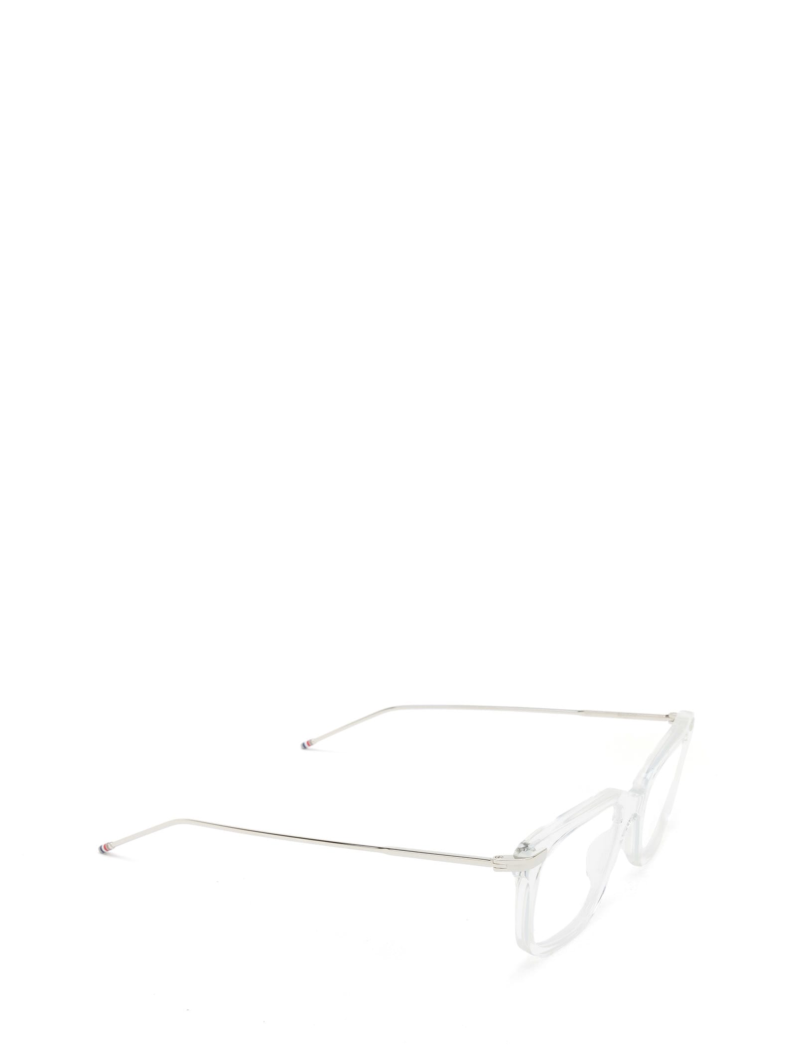 Thom Browne Ueo701a Clear / Transparent Glasses In White