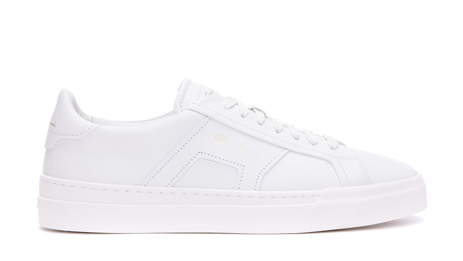 Shop Santoni Sneakers In White