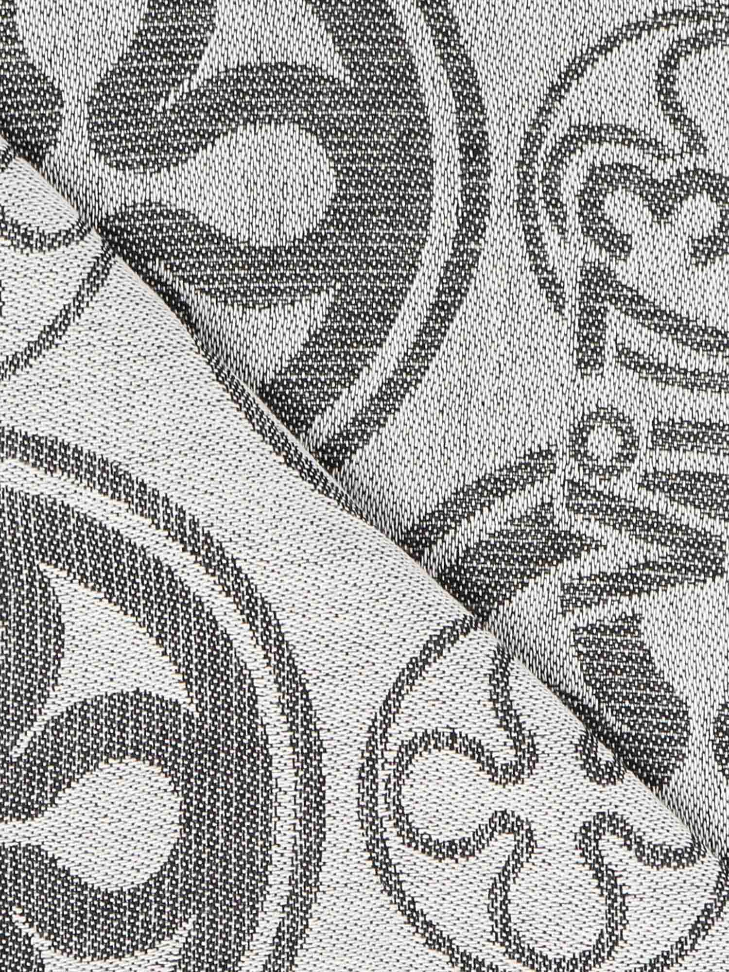 V73 Jacquard Caroline Scarf In Black