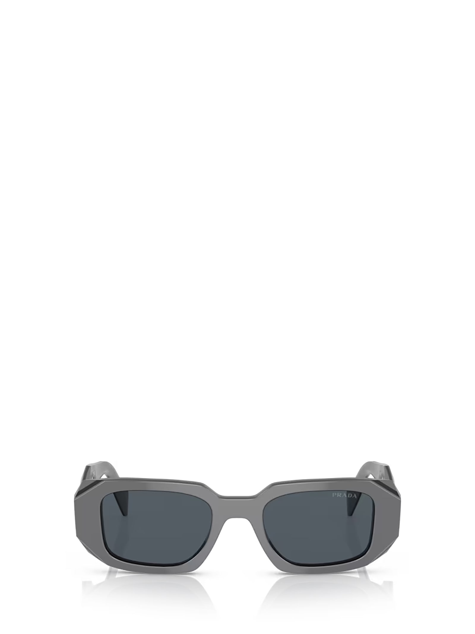 Shop Prada Pr 17ws Marble Black Sunglasses
