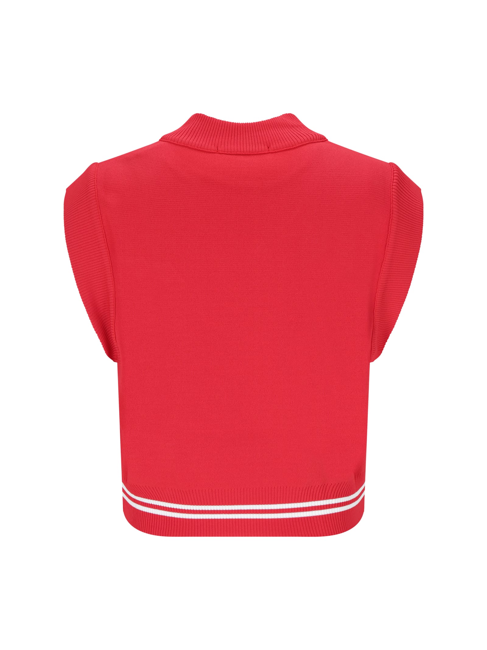 Shop Autry Sporty Vest In Red