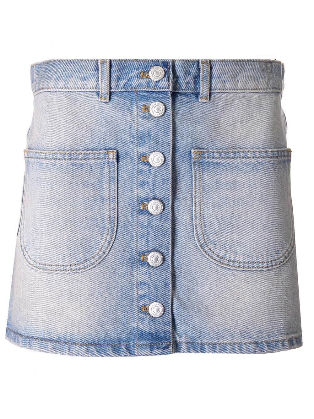 COURRÈGES DENIM MINI SKIRT 