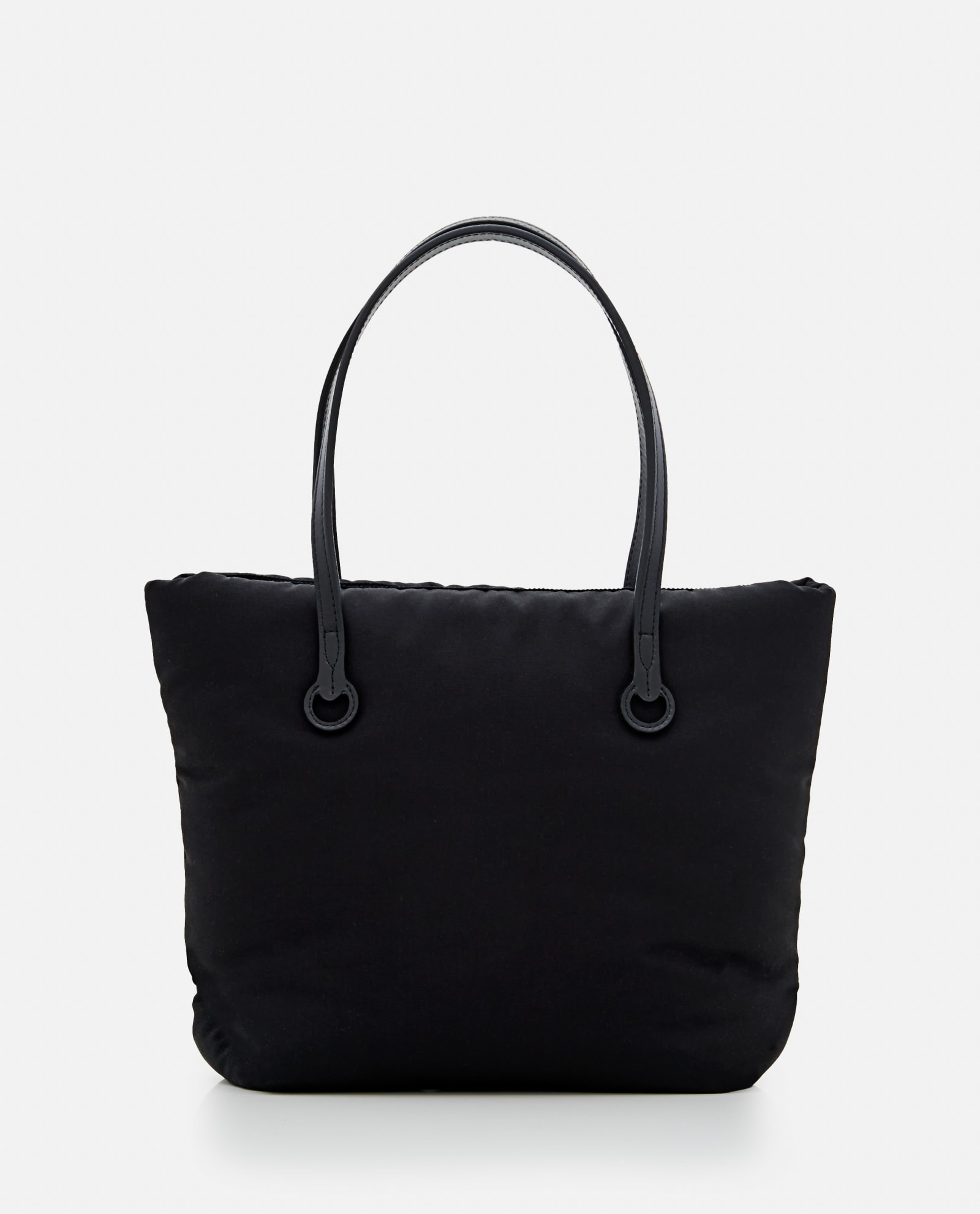 Shop Jw Anderson Small Puffy Anchor Tote Bag In Black