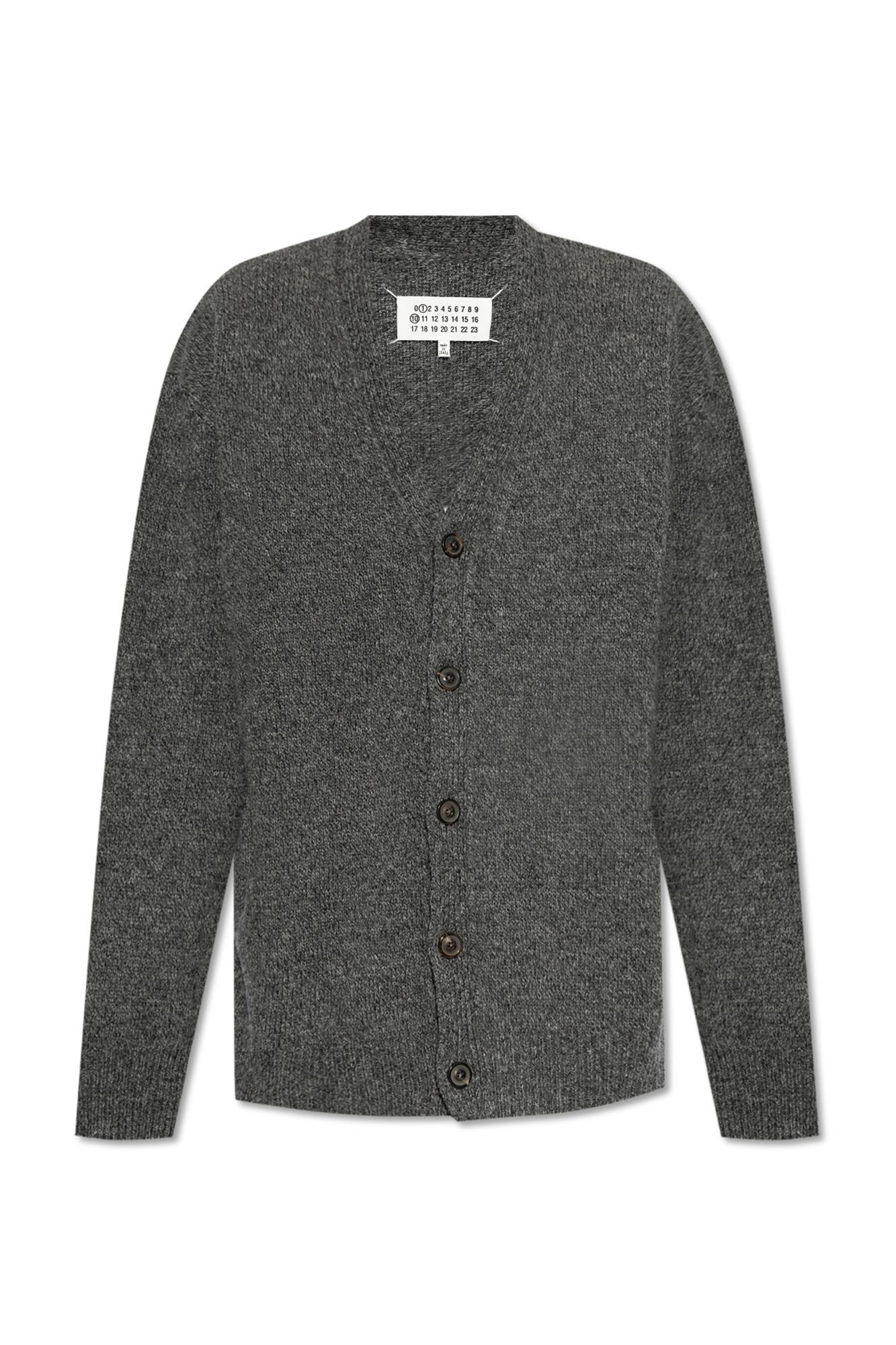 Shop Maison Margiela Button-up Cardigan In Grey