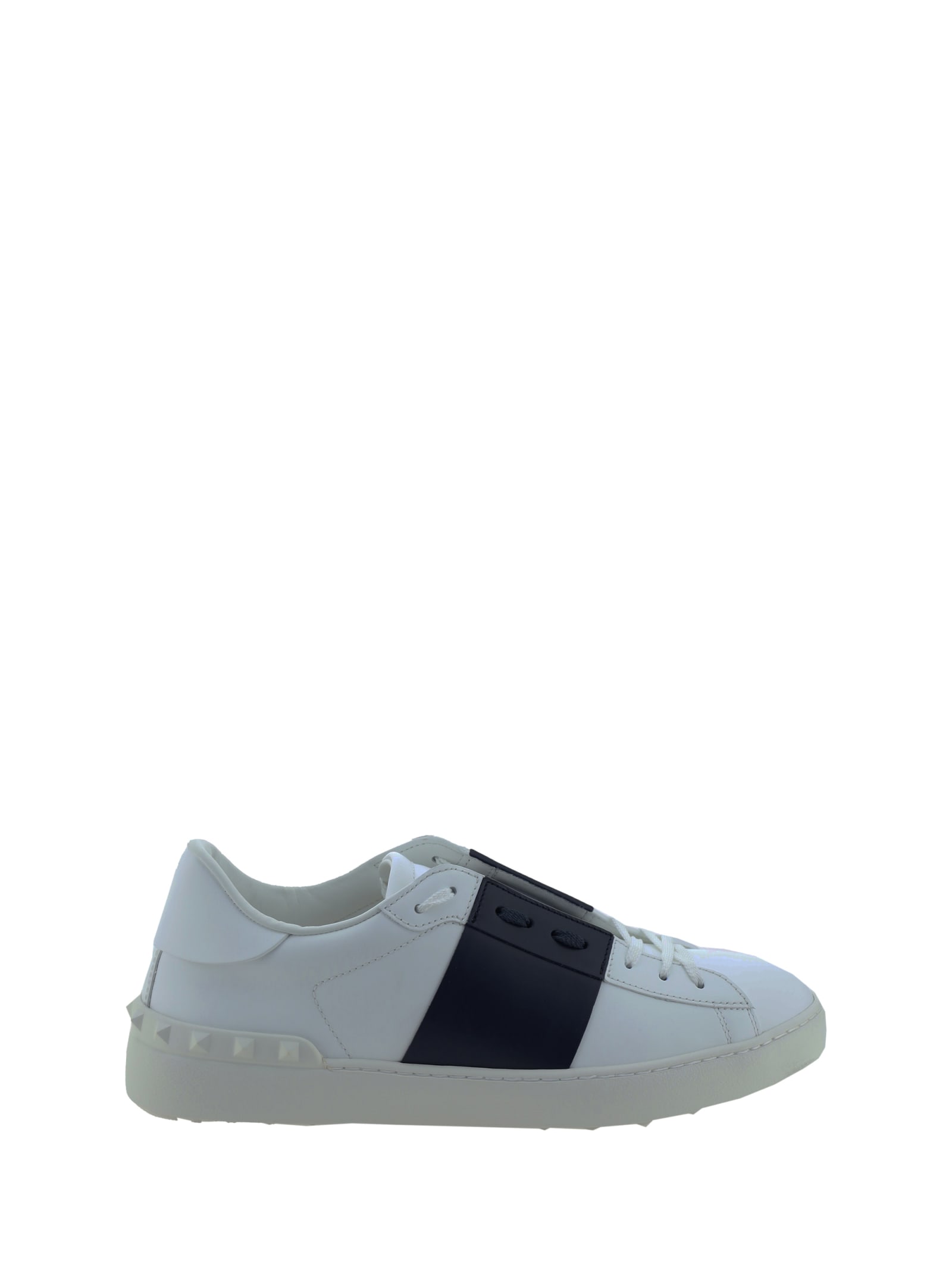 Shop Valentino Garavani Open Sneakers In Bianco