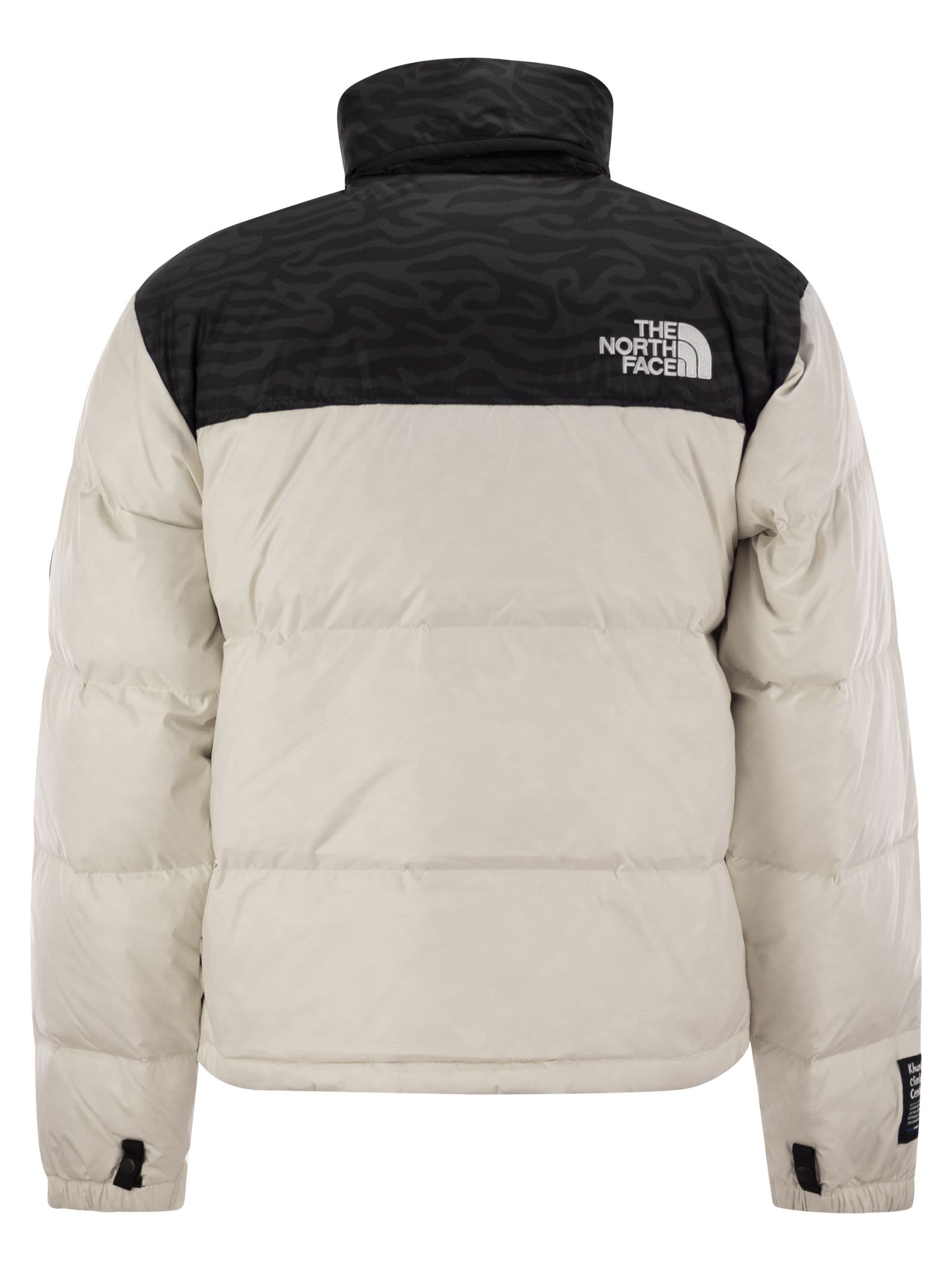 Shop The North Face Retro Nuptse 1996 - Short Down Jacket In White/black