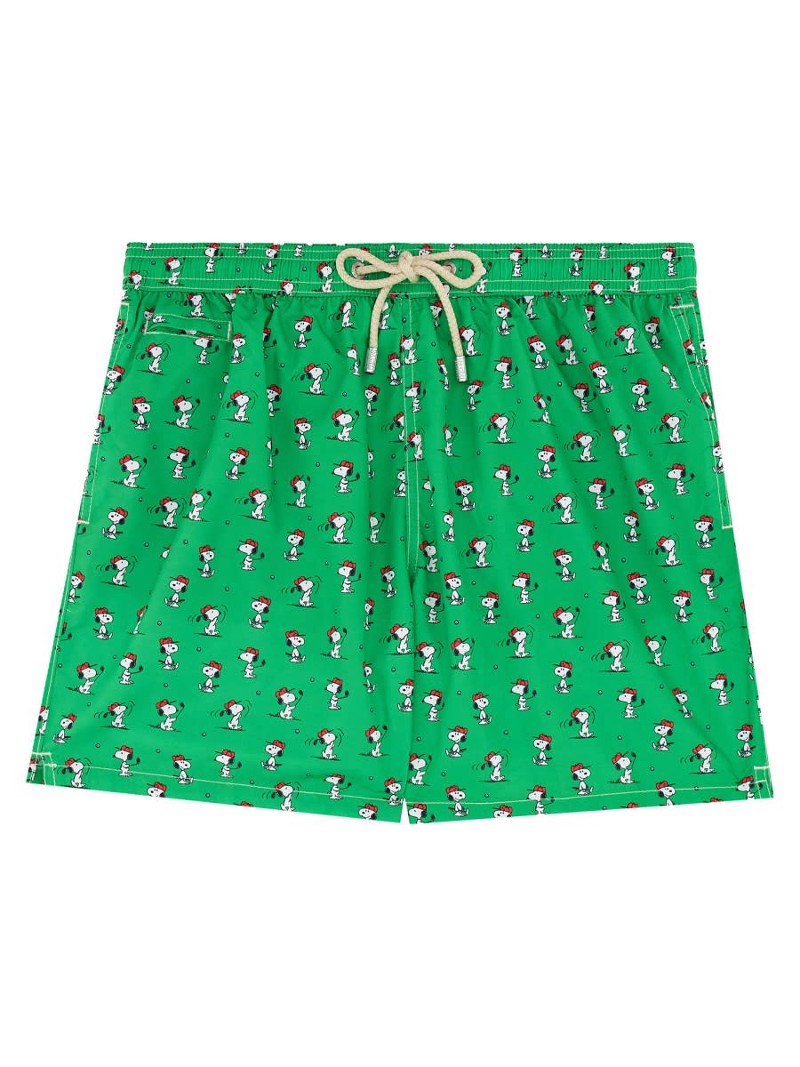 Mc2 Saint Barth X Peanuts Snoopy-print Swim Shorts