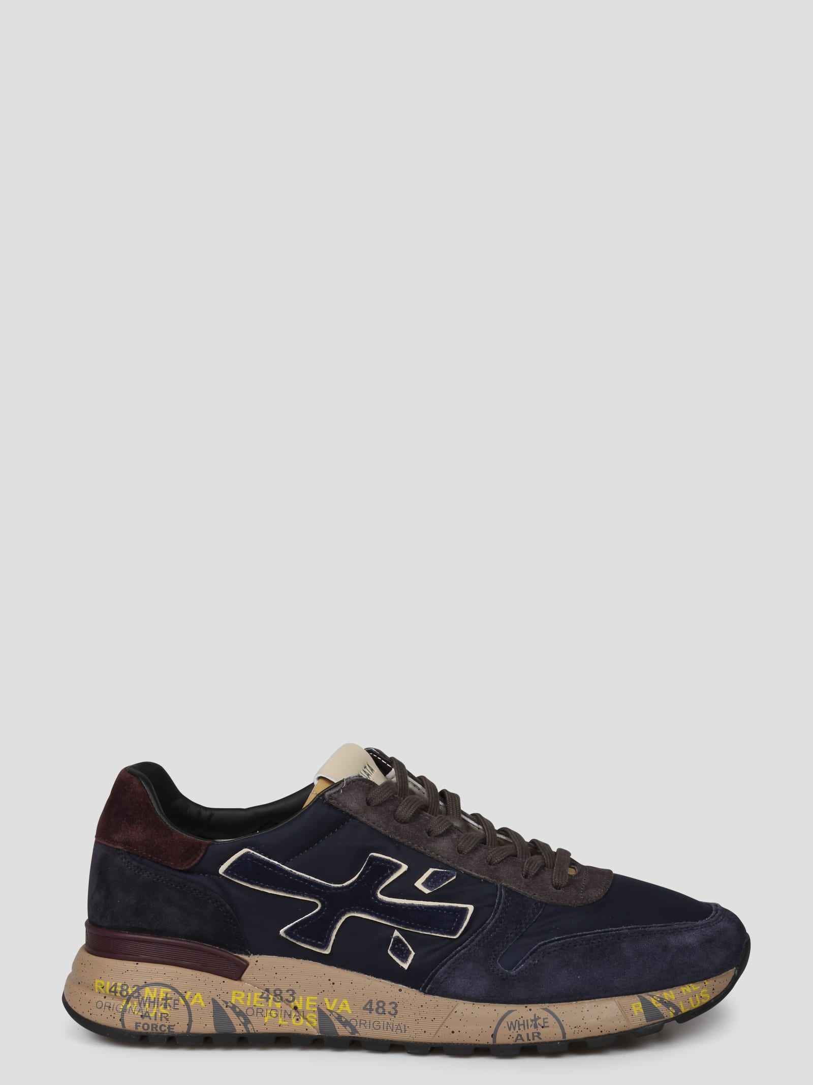 Shop Premiata Mick Var6868 Sneakers In Blue