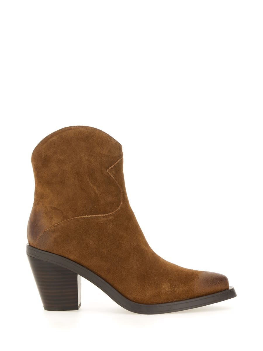 Shop Ash Judy Boot In Buff