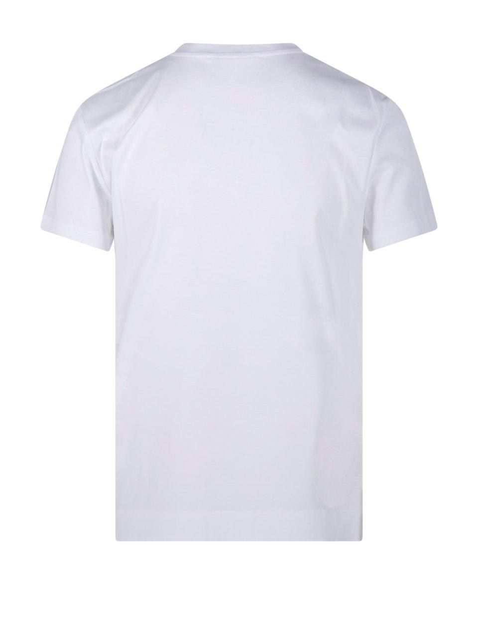 Max Mara Crew Neck Short Sleeves Casual Style Top In White