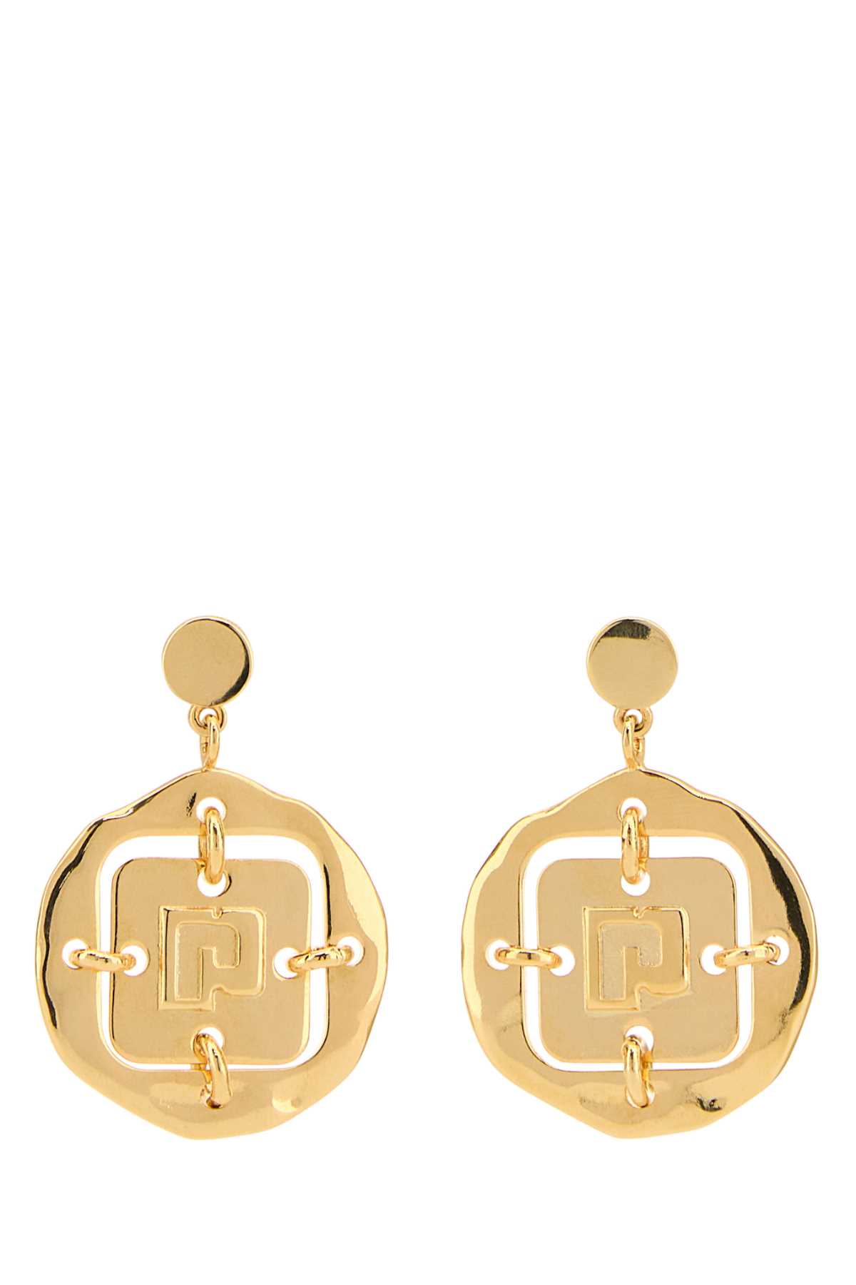 Shop Rabanne Gold Metal Earrings