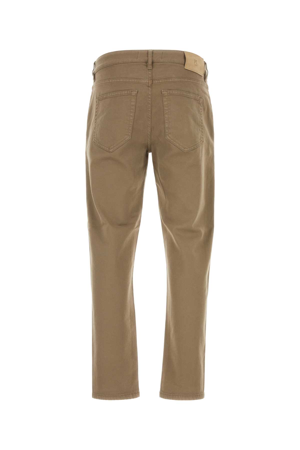 Shop Pt Torino Mud Stretch Denim Indie Jeans In Safari