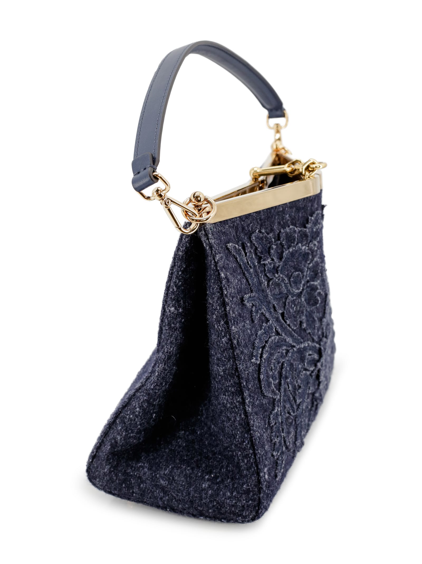 Shop Etro Wool Sail Bag