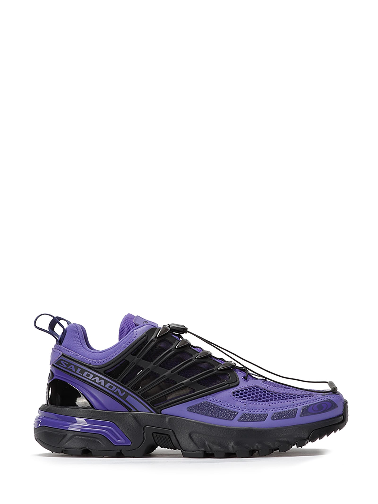 Salomon Acs Pro Mesh And Rubber Sneakers In Liberty/black/astral Aura
