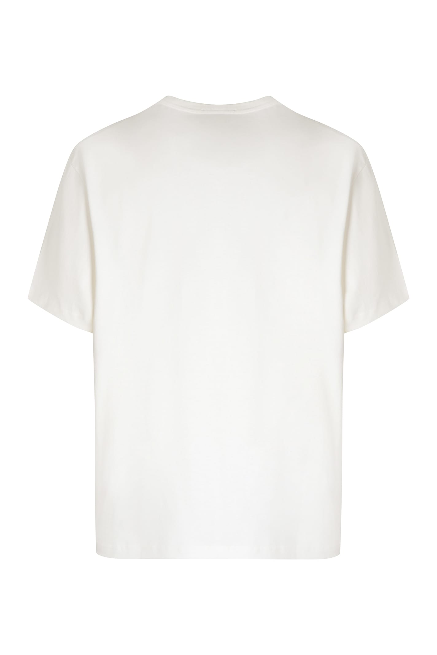 Apc A.p.c. Boxy Petit Vpc Cotton Crew-neck T-shirt In White