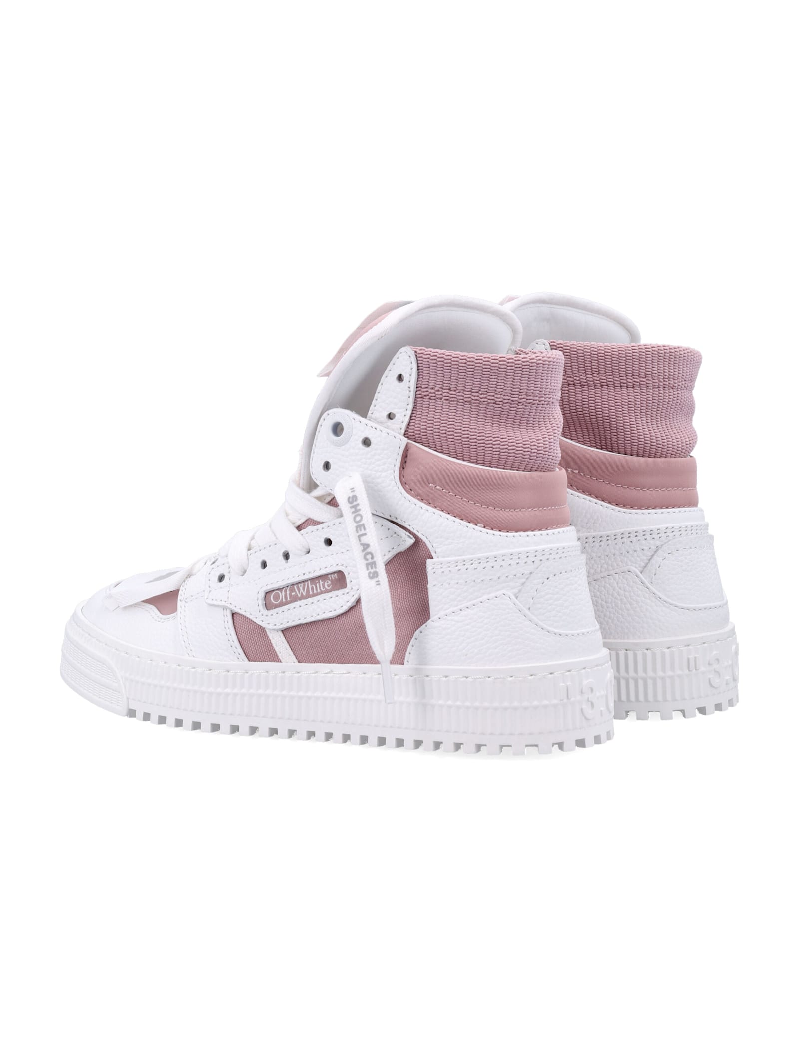 Off-white High-top Sneakers Contrast Panels In Multi