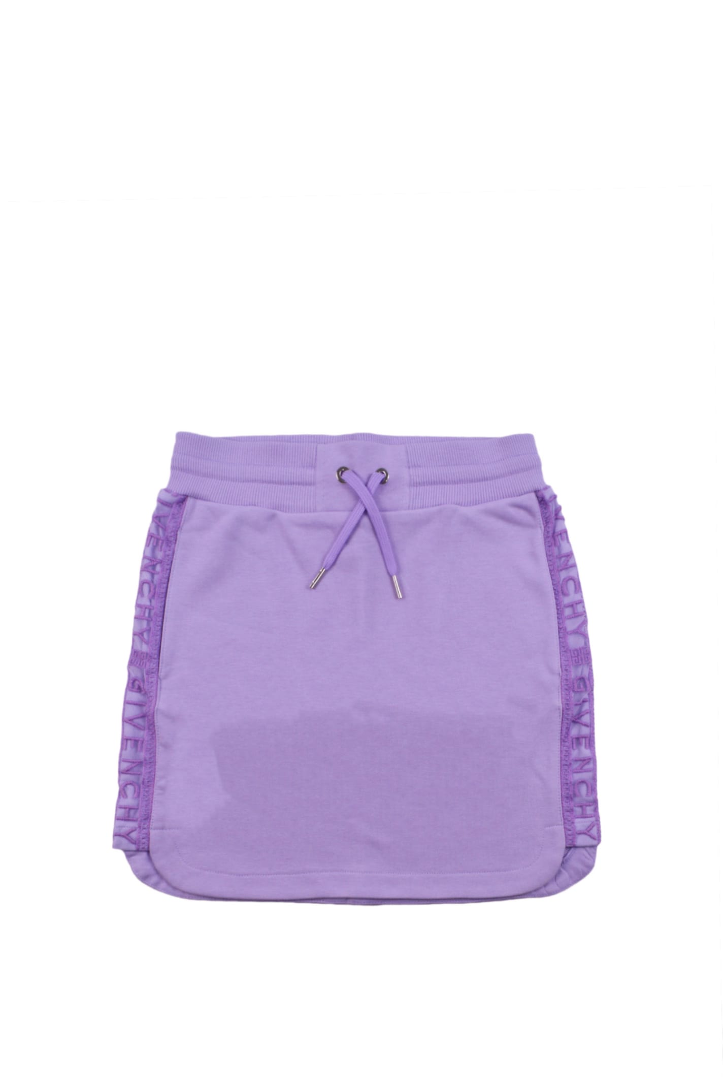 Givenchy Kids' Cotton Skirt In Violet