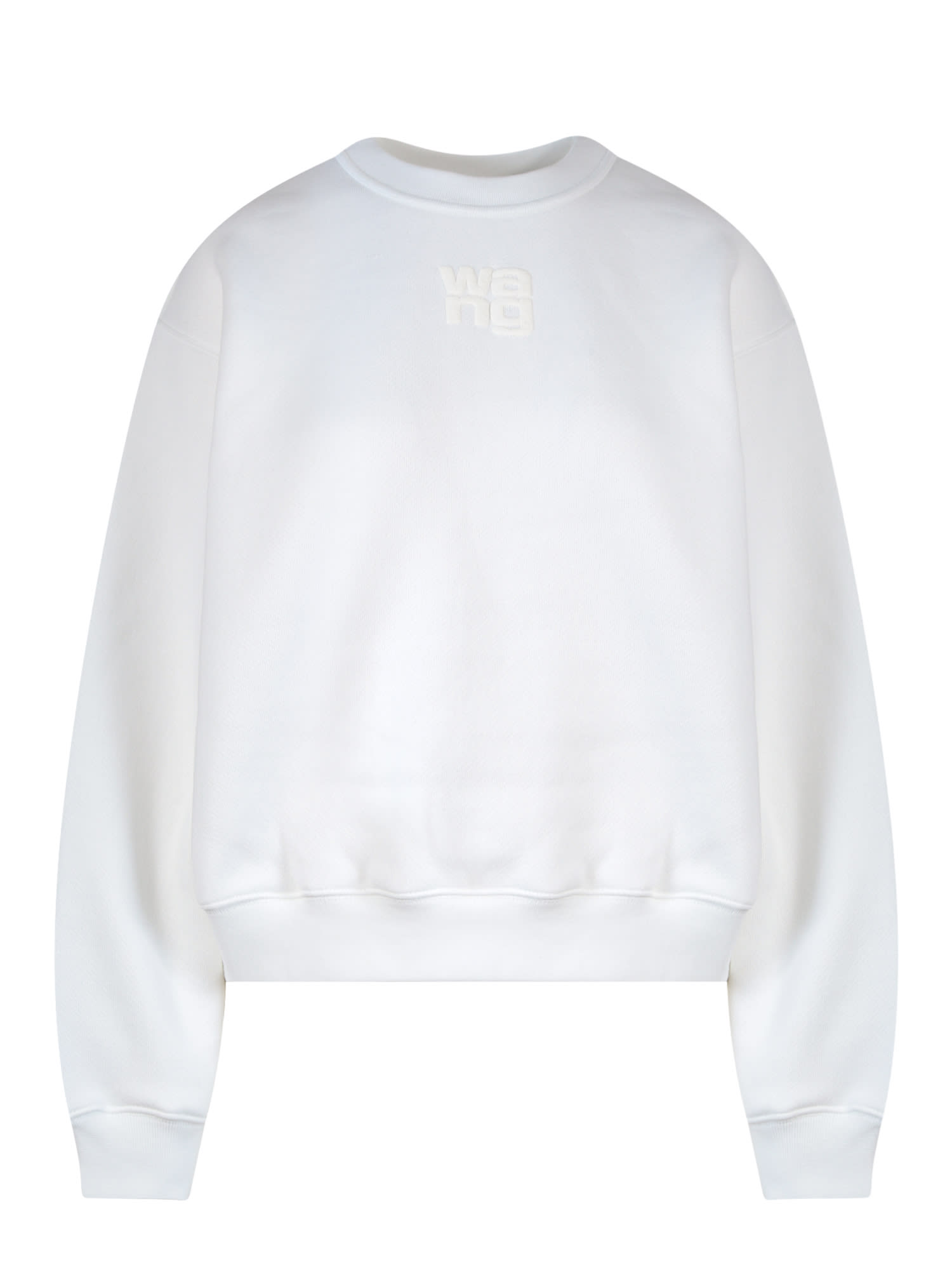 Shop Alexander Wang Sweatshirt In Bianco
