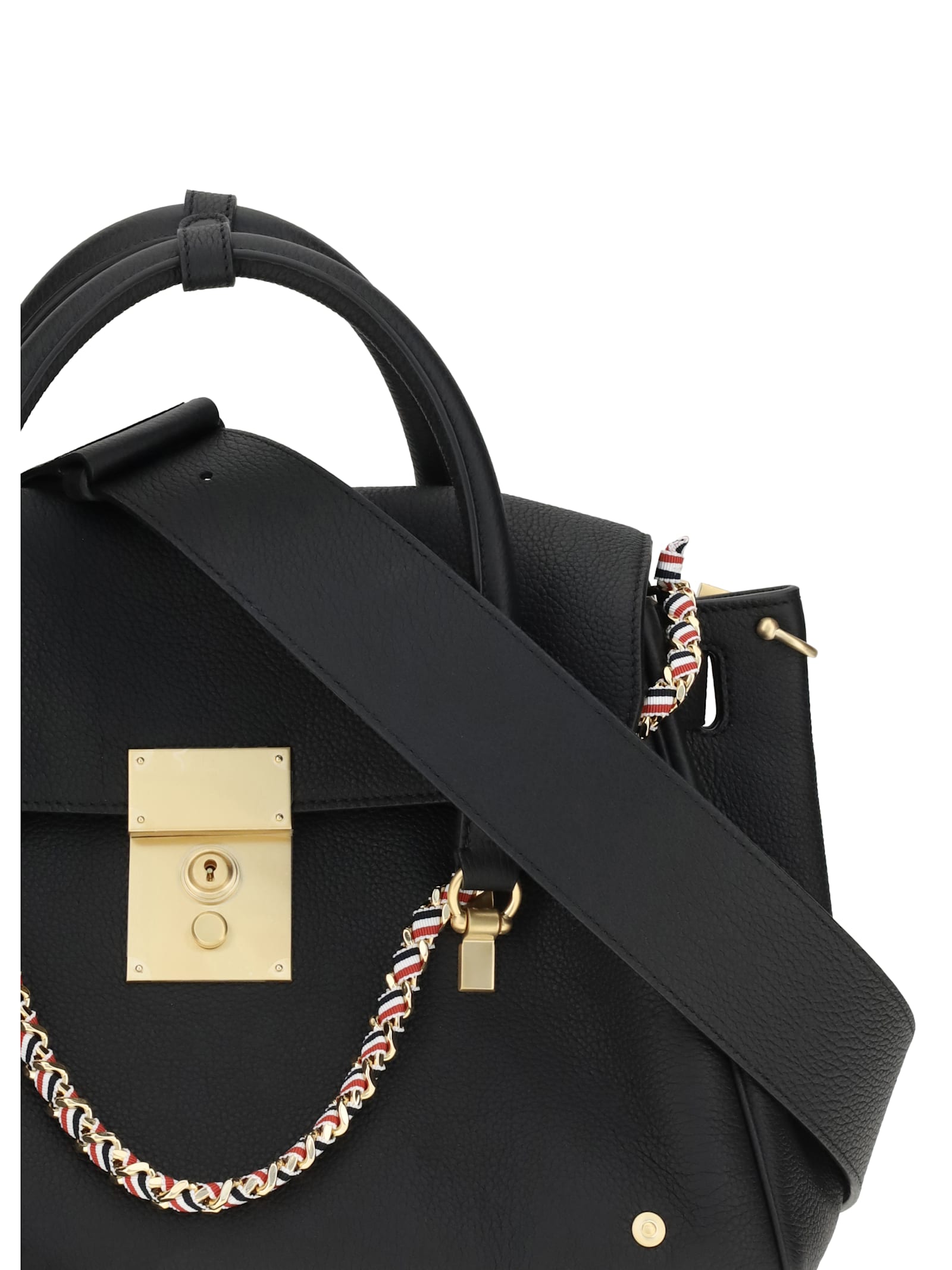 Thom Browne Mrs. Thom Handbag In Black