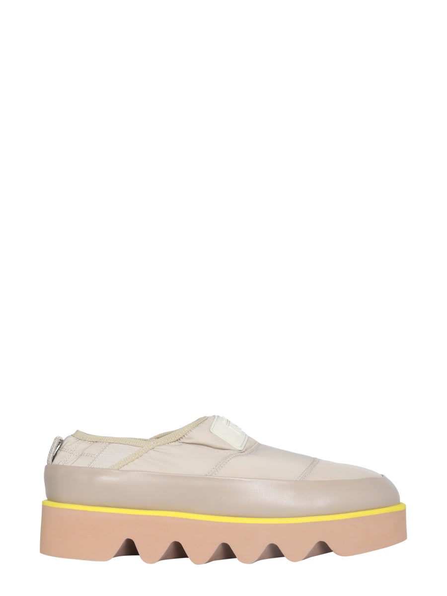 Msgm Puffed Sneakers In White