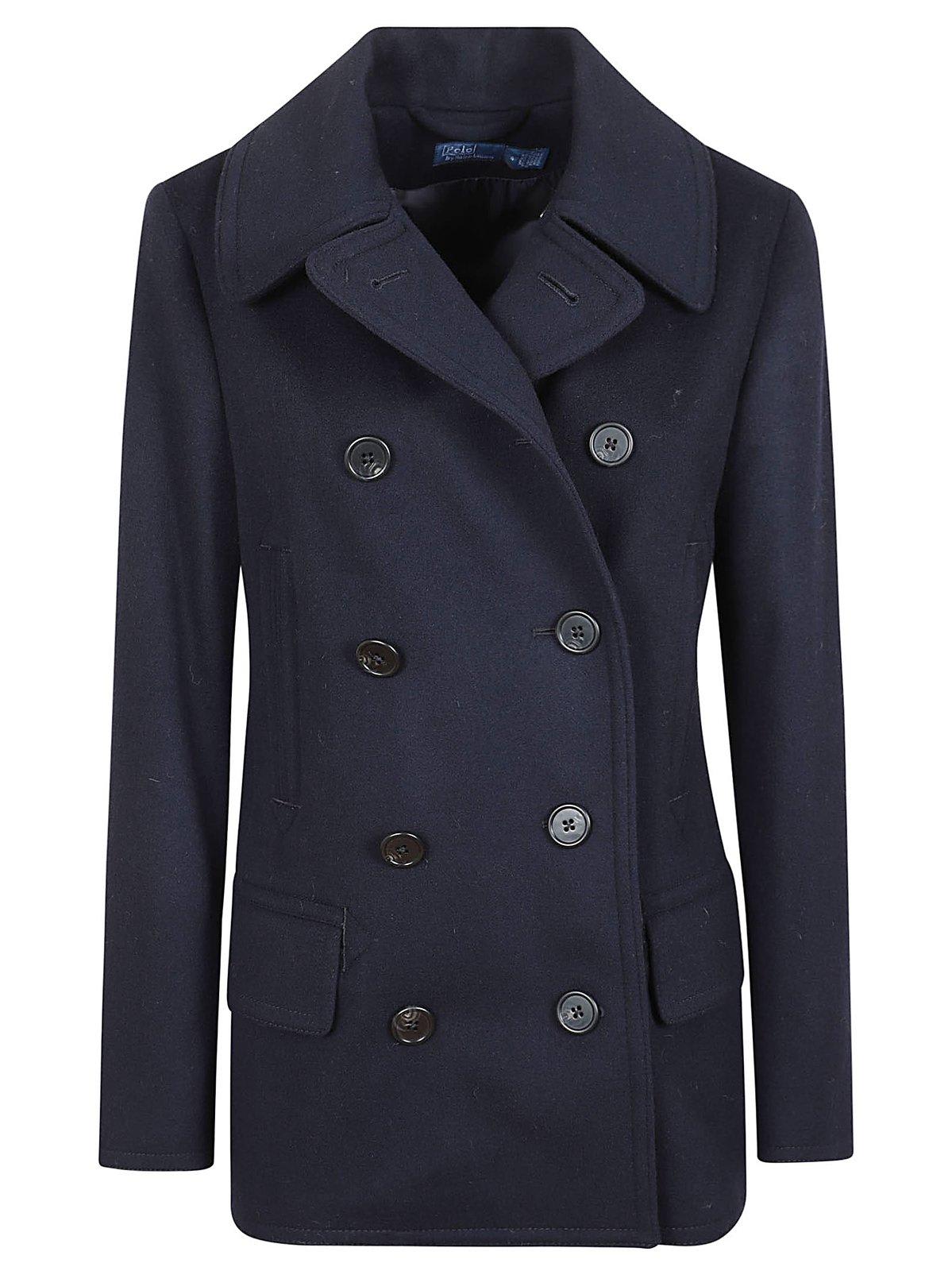 Slim Fit Double-breasted Coat