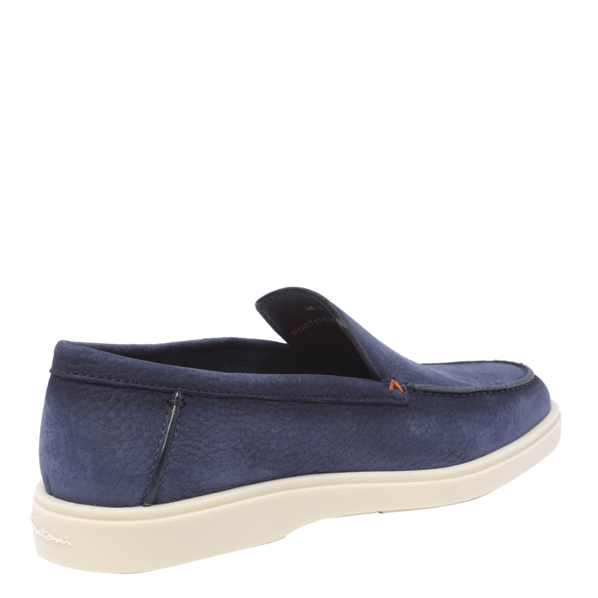 Shop Santoni Botanist Loafers In Blue