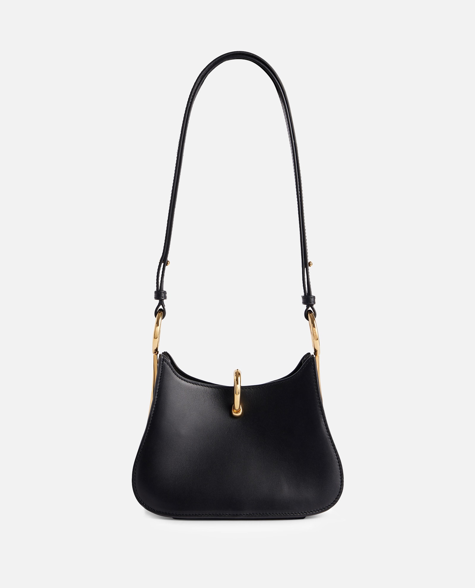 Rabanne Leather Crossbody Bag In Black