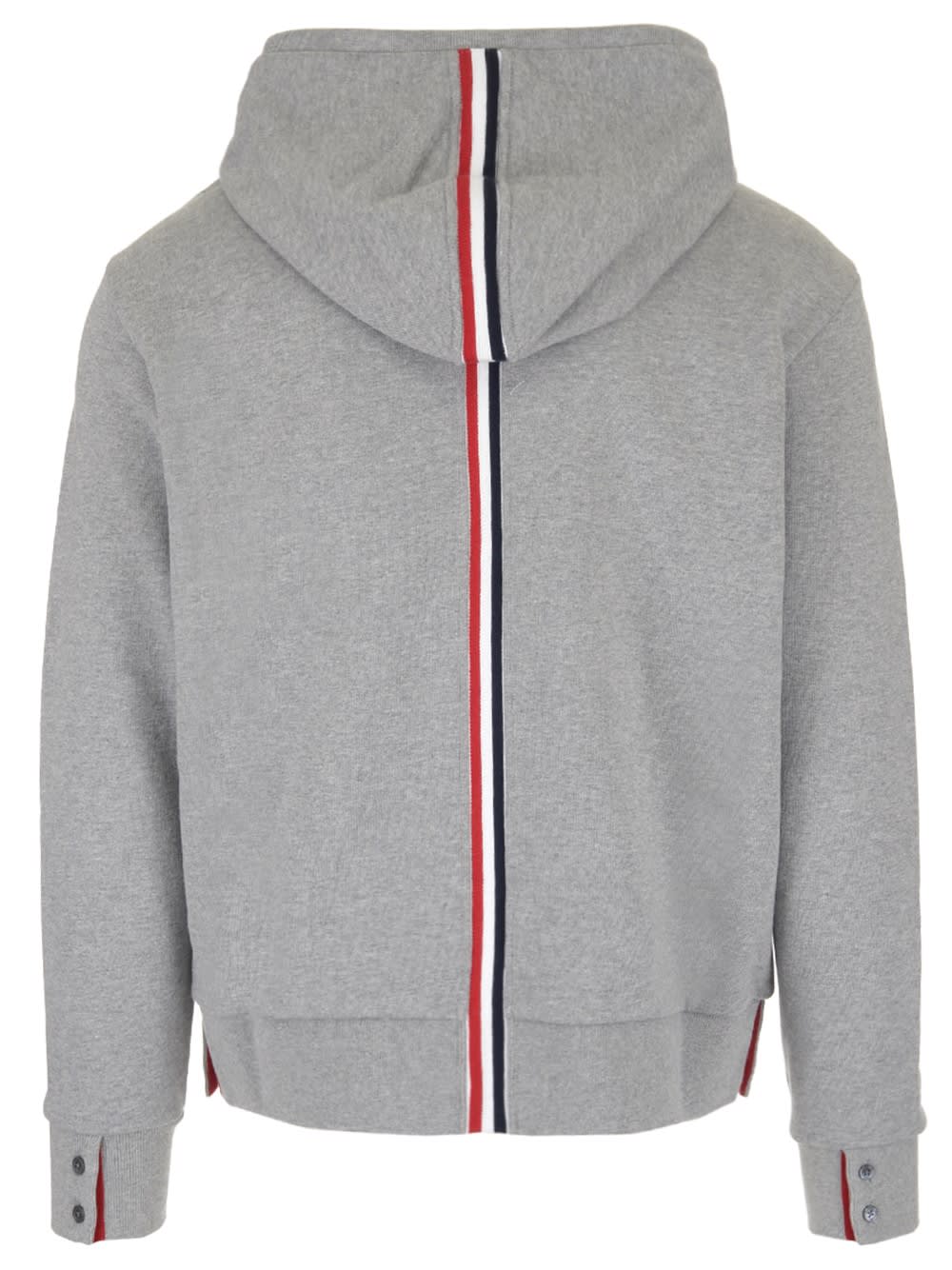 Shop Thom Browne Hoodie Sweatshirt In Lt Grey