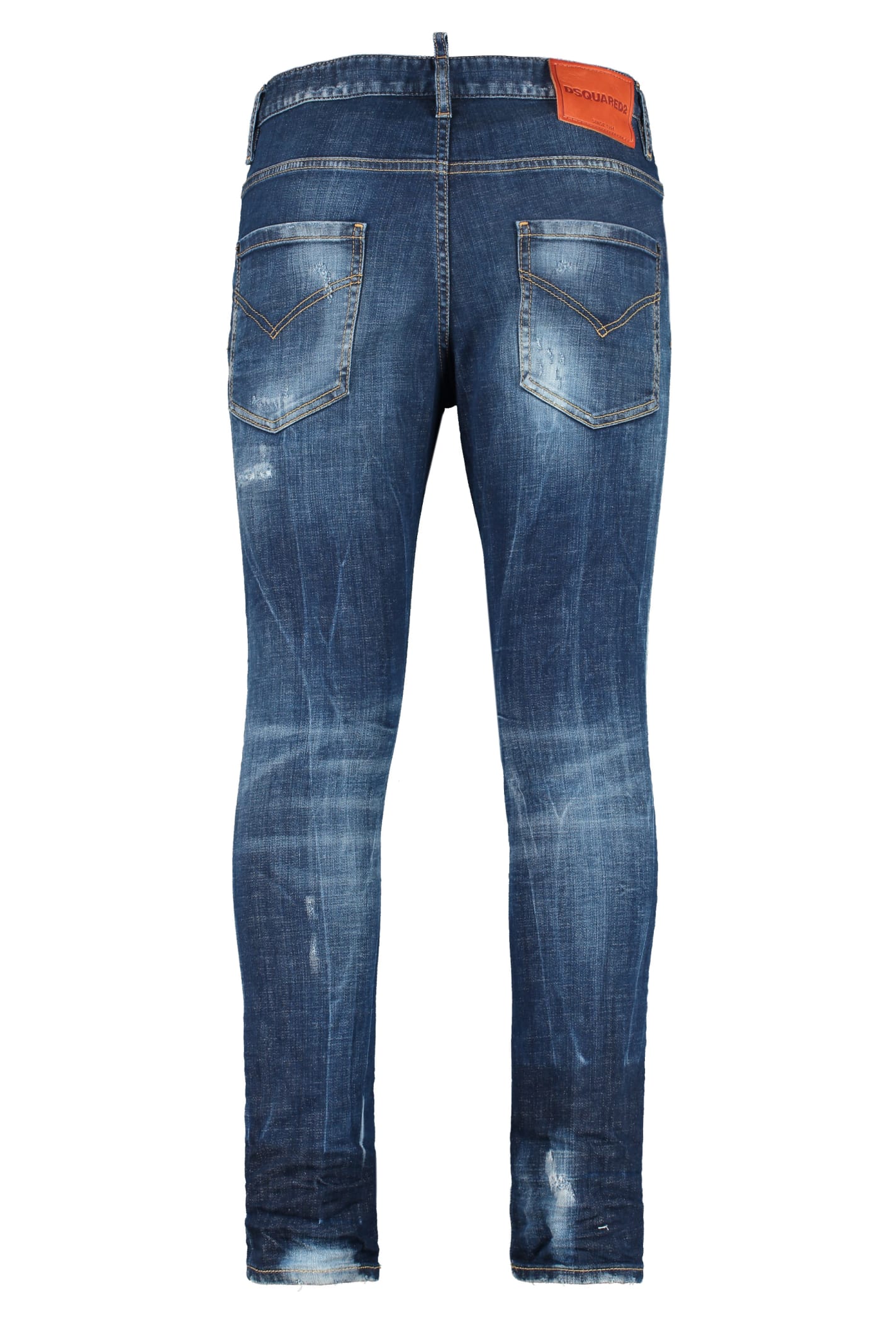 Shop Dsquared2 5-pocket Jeans In Blue