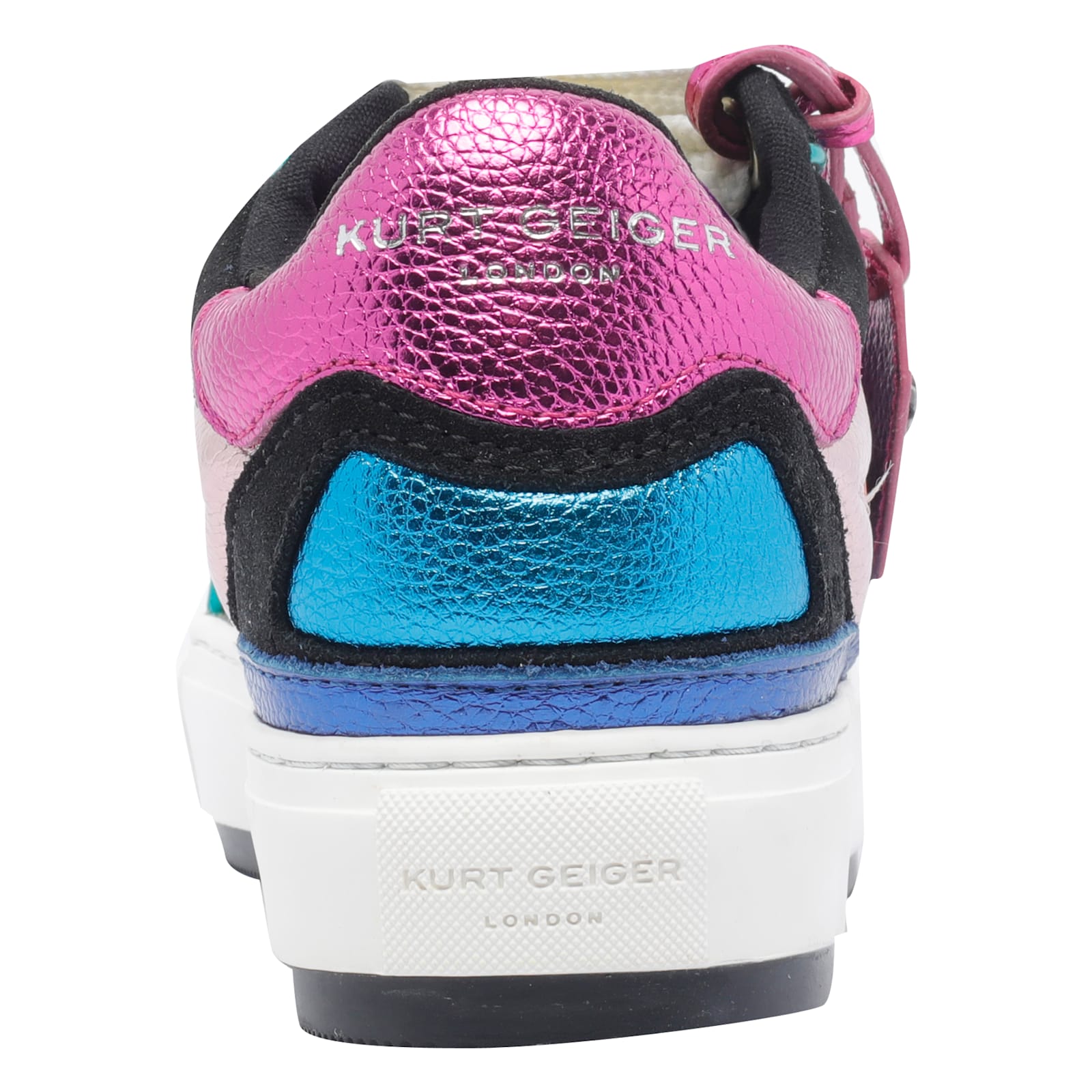 Kurt Geiger Southbank Tag Panelled Low-top Sneakers In Multi