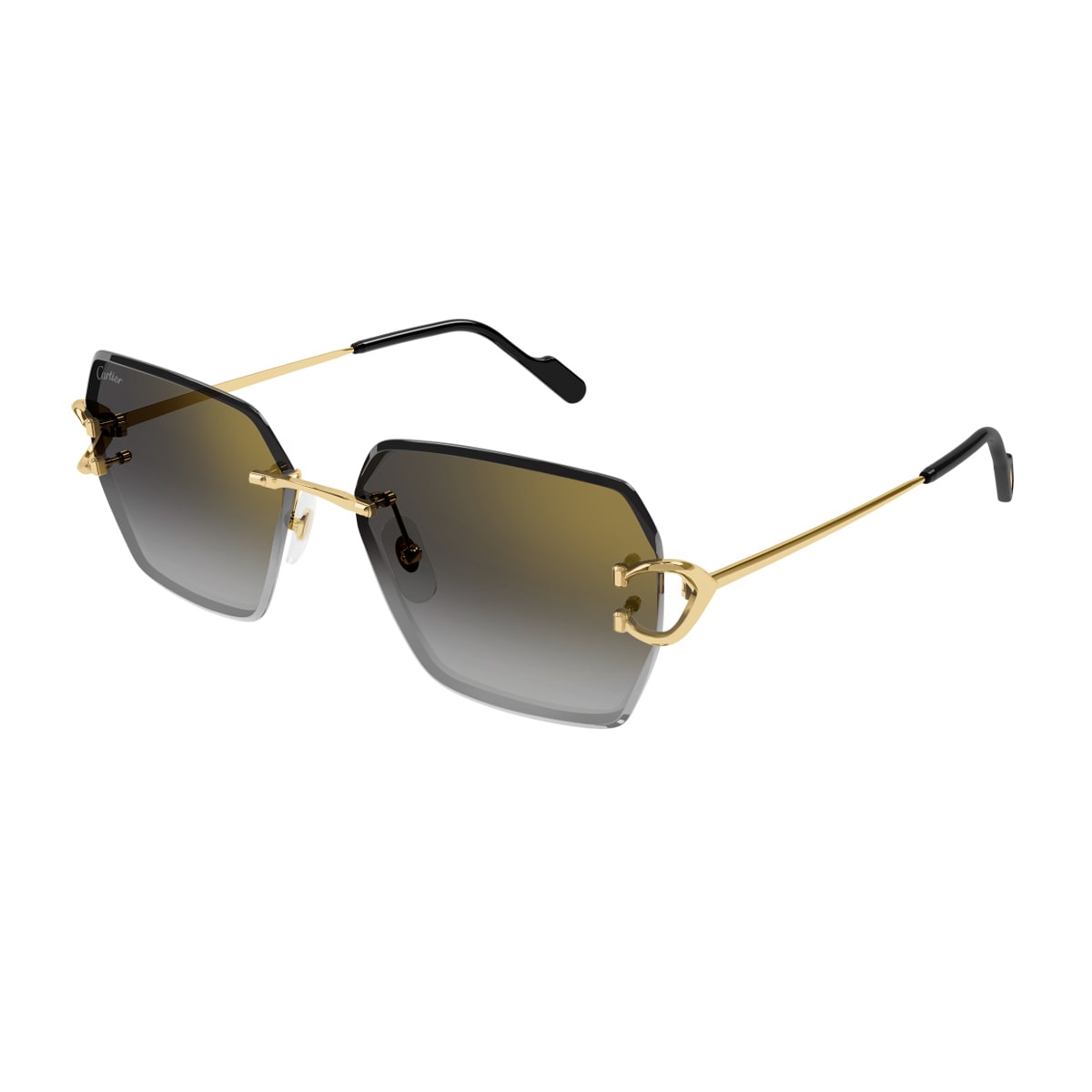 Cartier Ct0466s Signature C De Sunglasses In Gold