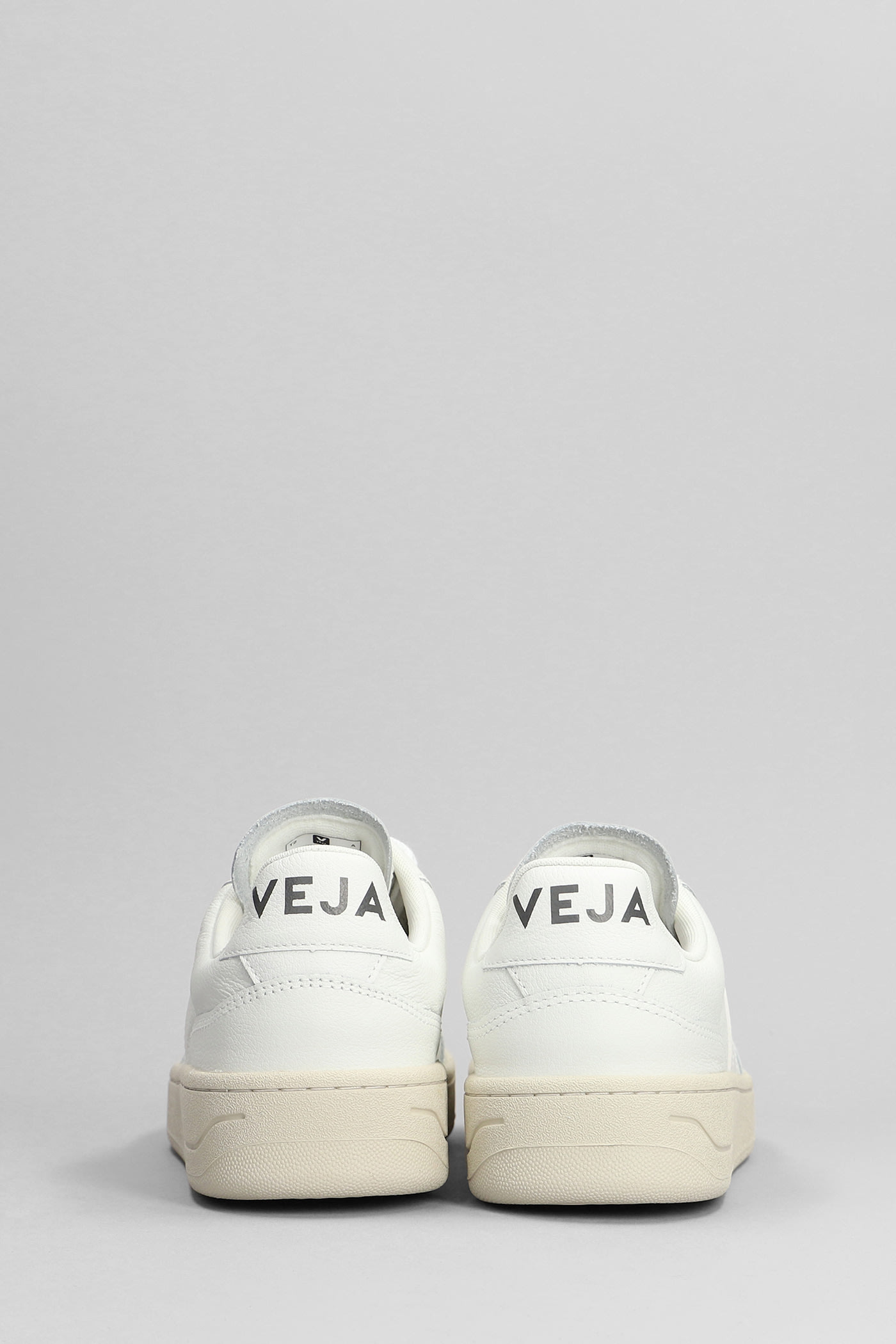 Shop Veja V-90 Sneakers In White Leather